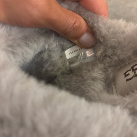 UGG | Disquette Cozy Fur Lines Slippers In Campfire Grey NEW - Picture 8 of 12